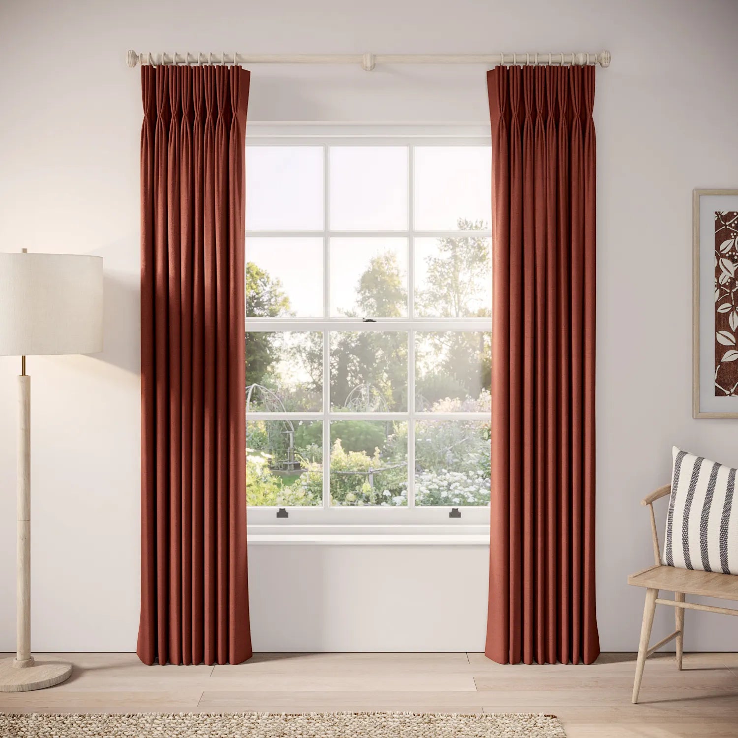 His Nibs Curtains - Pure Linen - Oscar Night