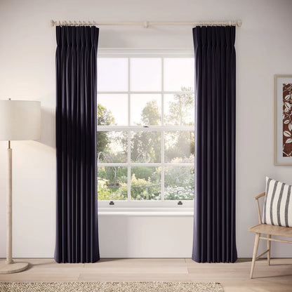 His Nibs Curtains - Soft Velvet - Bramble Jam