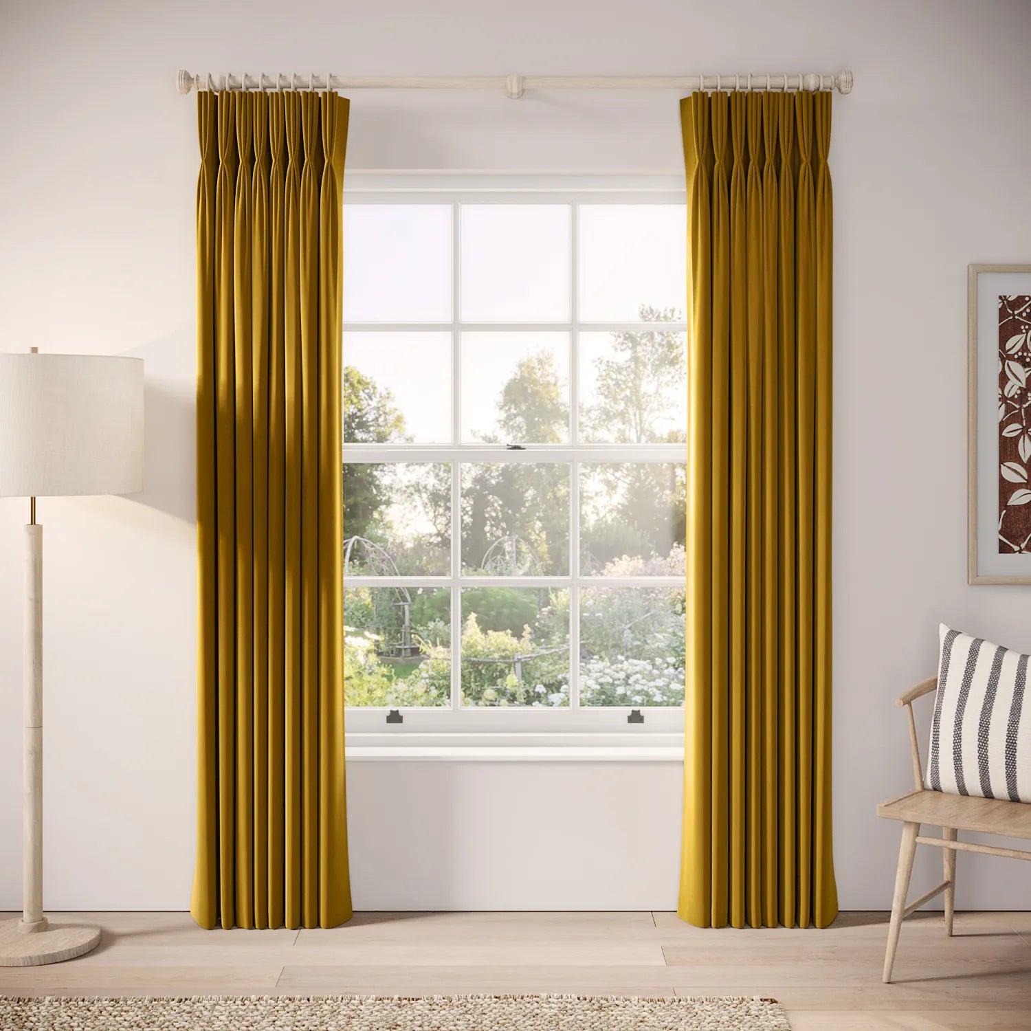 His Nibs Curtains - Soft Velvet - Lucky Strike