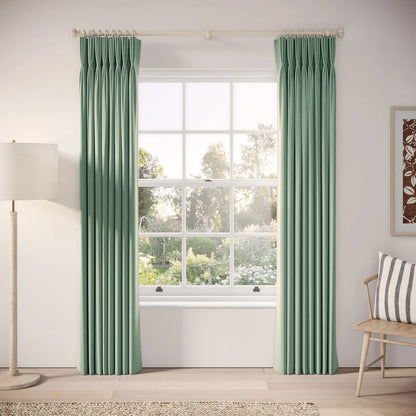His Nibs Curtains - Soft Velvet - Mid-horizon