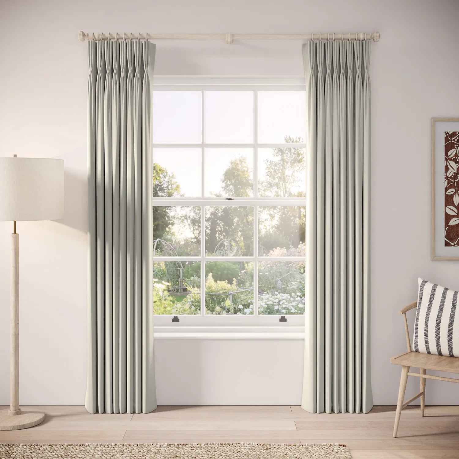 His Nibs Curtains - Soft Velvet - Mog