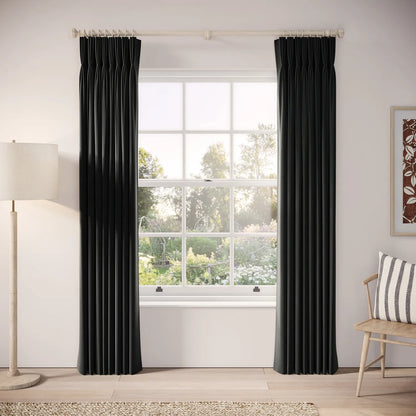 His Nibs Curtains - Soft Velvet - Void