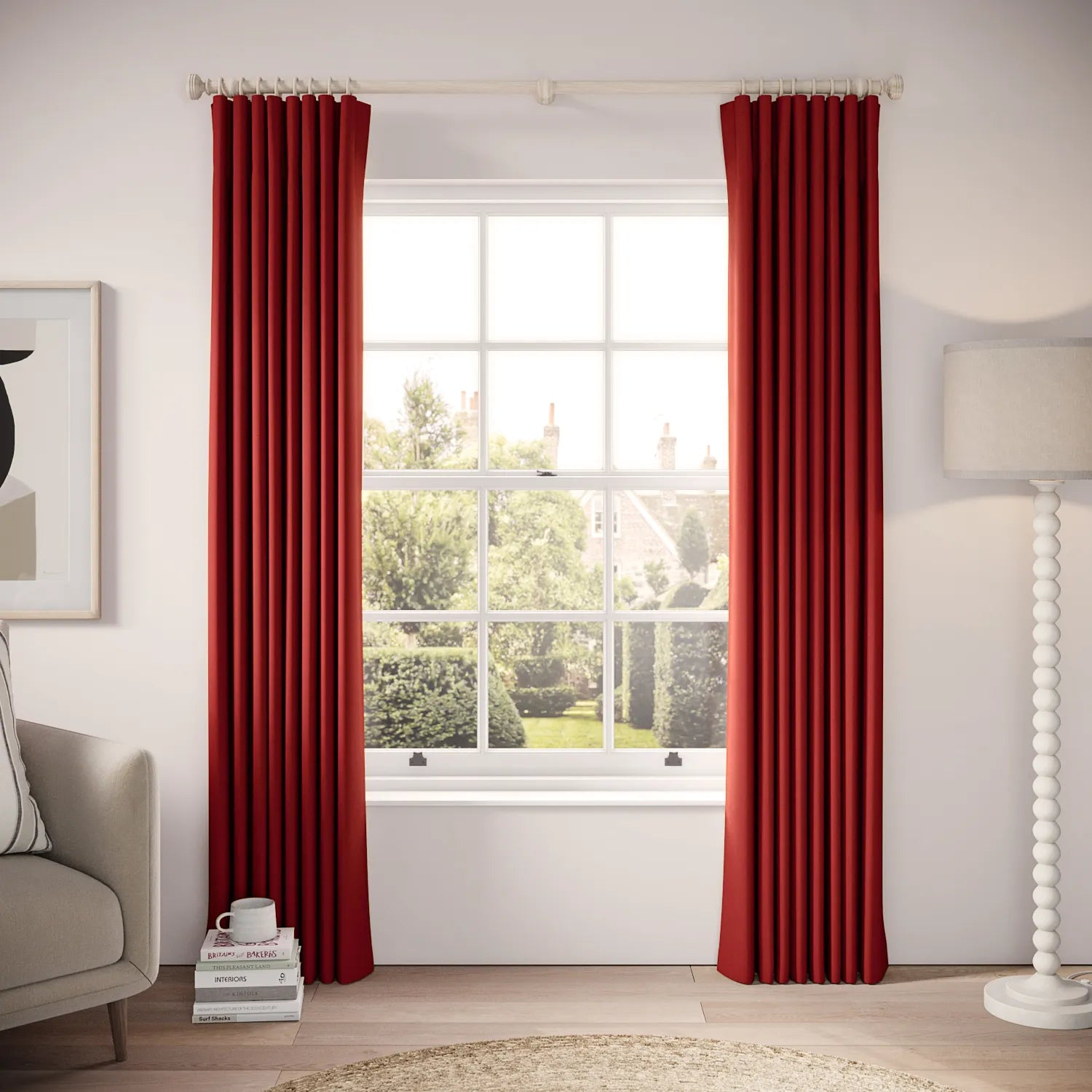 Lazy Sunday Curtains - Brushed Cotton - Throne Room