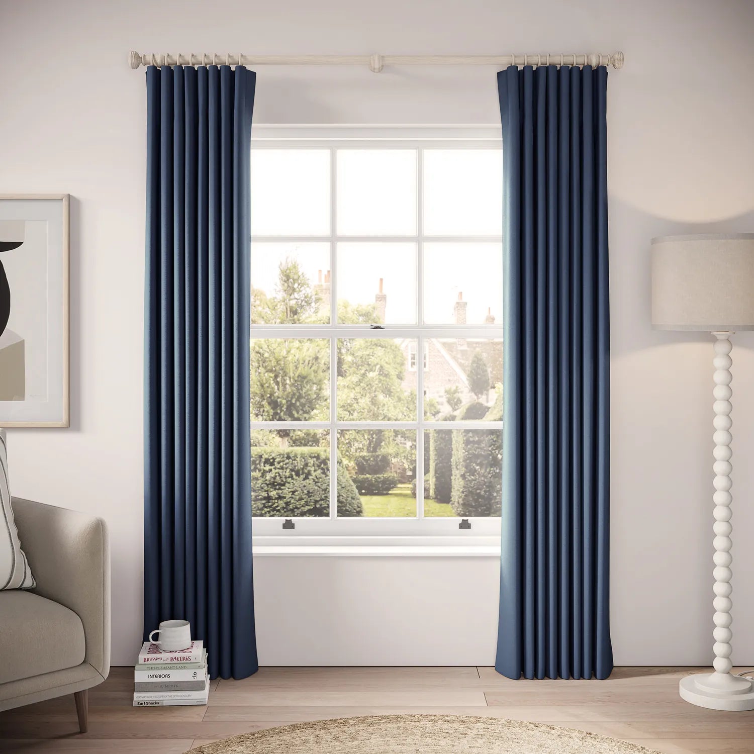 Lazy Sunday Curtains - Linen Blend - Jolene