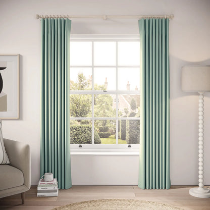 Lazy Sunday Curtains - Linen Blend - Rockpool