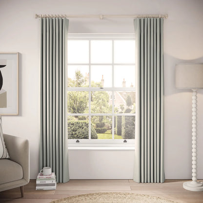Lazy Sunday Curtains - Linen Blend - Villa Blue