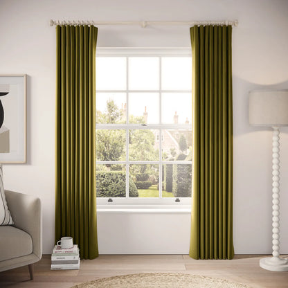 Lazy Sunday Curtains - Soft Velvet - Thicket