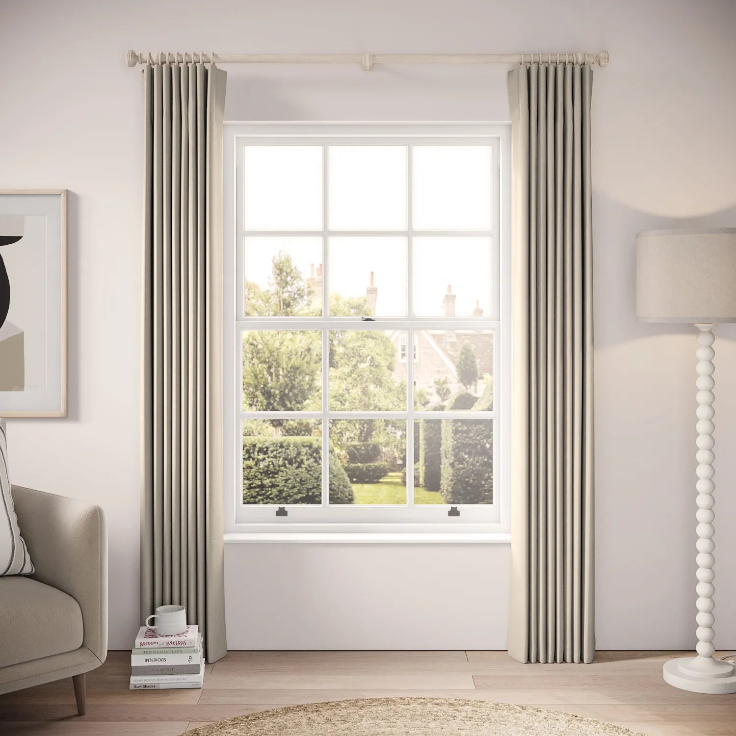 Matchbox Curtains - Brushed Cotton - Town Mouse