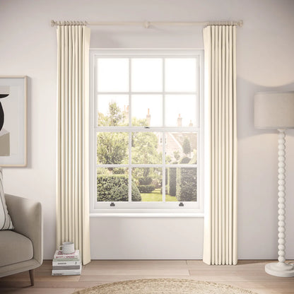 Matchbox Curtains - Linen Blend - Half Shell
