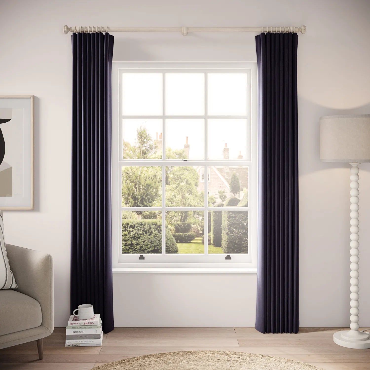 Matchbox Curtains - Soft Velvet - Bramble Jam