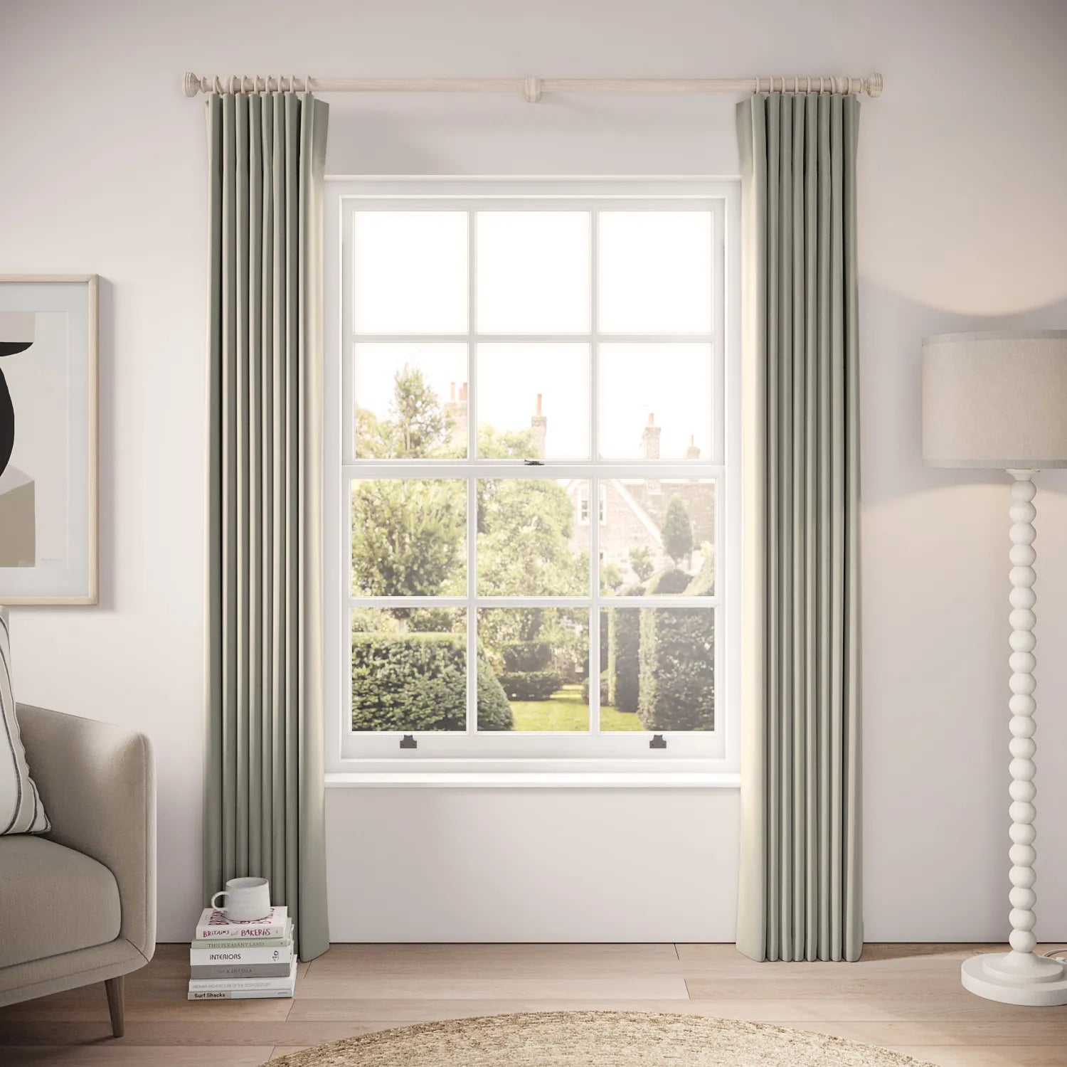 Matchbox Curtains - Soft Velvet - Cornish