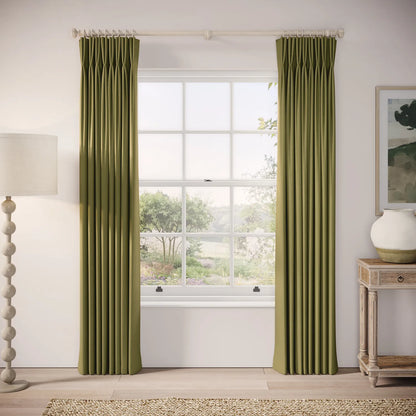 Merlin's Beard Curtains - Brushed Cotton - Cricket