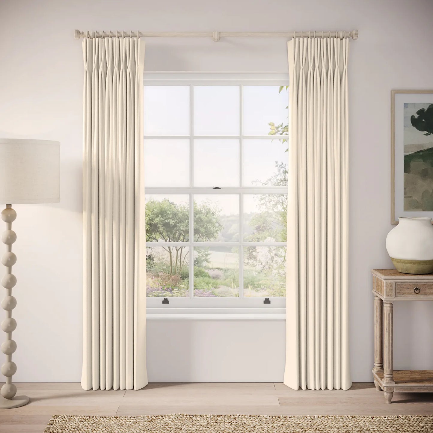 Merlin's Beard Curtains - Eco Weave - Crump
