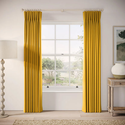 Merlin's Beard Curtains - Soft Velvet - Mustardseed