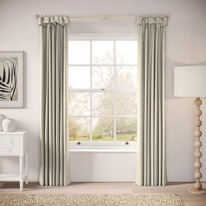 Mrs Twitchit Curtains - Eco Boucle - Pebblish