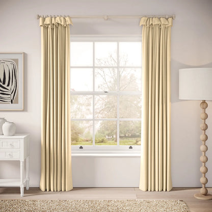 Mrs Twitchit Curtains - Pure Linen - Overnight Oats