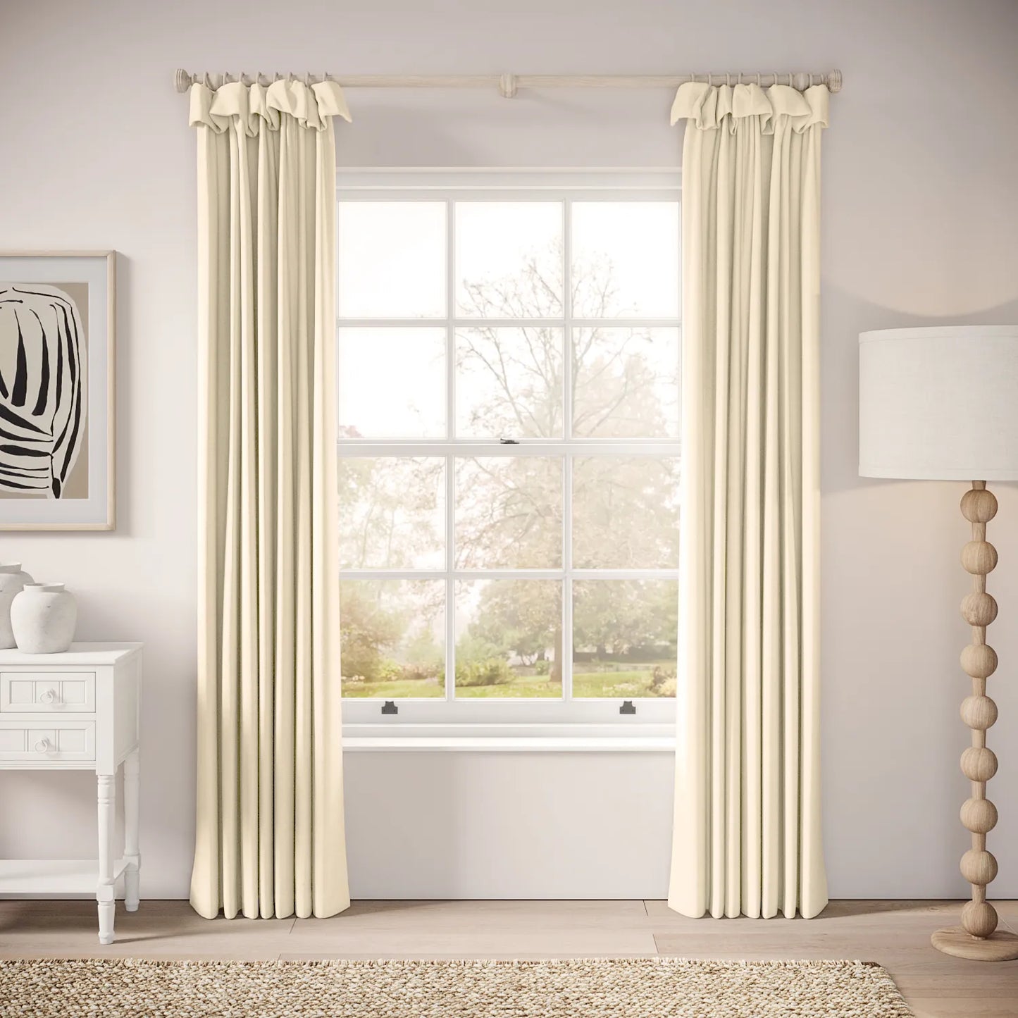 Mrs Twitchit Curtains - Pure Linen - Venus de Milo