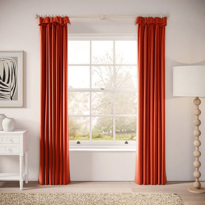 Mrs Twitchit Curtains - Soft Velvet - Logburner
