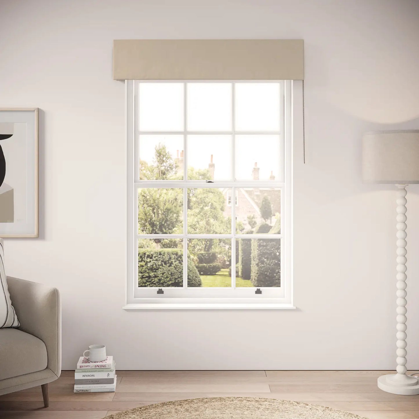 Neat Freak Blind - Brushed Cotton - Mantlepiece