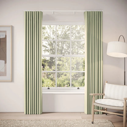 Porthcawl Curtains - Linen Blend - Mint Julep