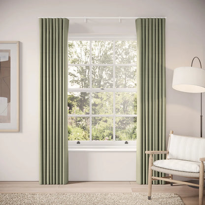 Porthcawl Curtains - Pure Linen - Herbal