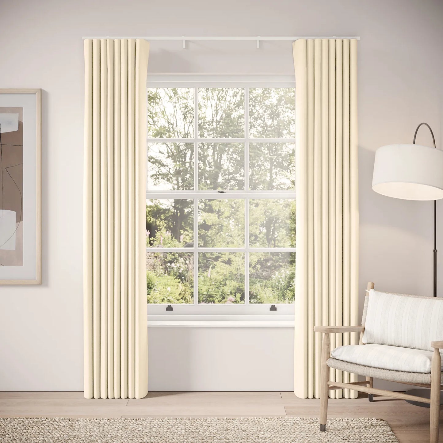 Porthcawl Curtains - Pure Linen - Venus de Milo