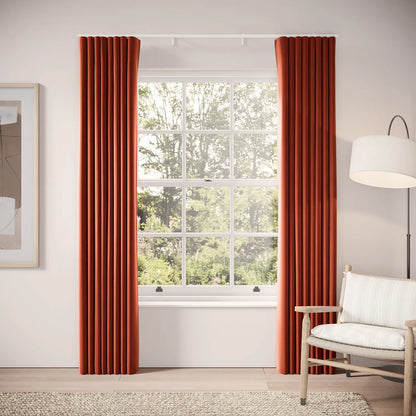Porthcawl Curtains - Soft Velvet - Cookout
