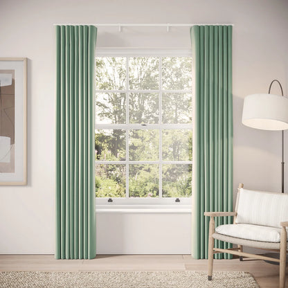 Porthcawl Curtains - Soft Velvet - Mid-horizon
