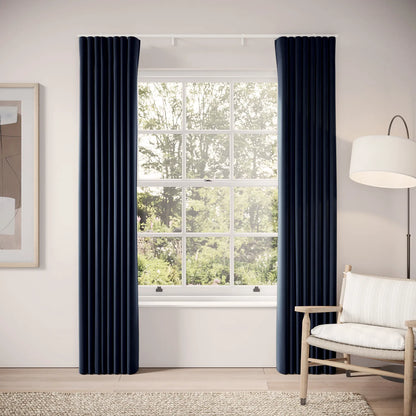 Porthcawl Curtains - Soft Velvet - Nocturne