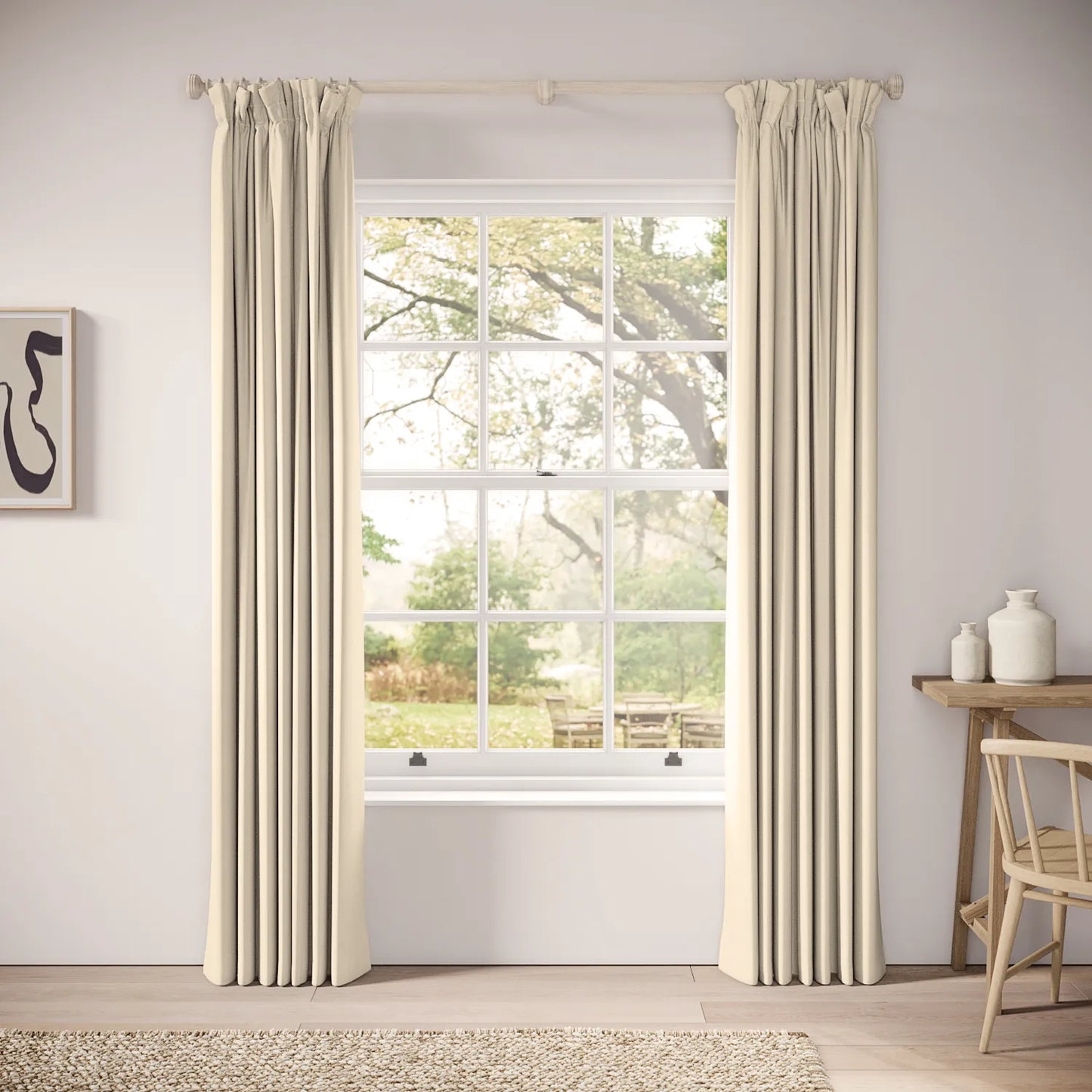 Veg Patch Curtains - Brushed Cotton - Eggbox