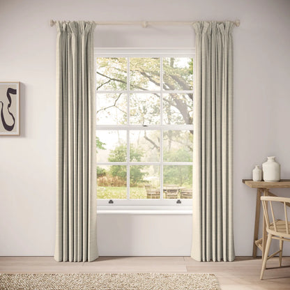 Veg Patch Curtains - Eco Boucle - Pebblish