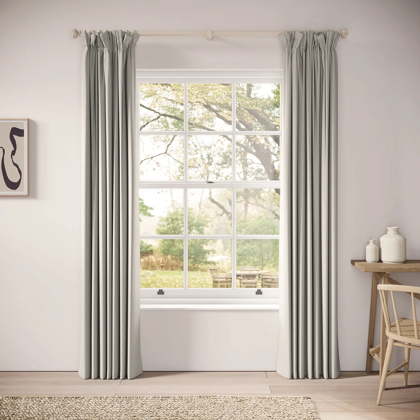Veg Patch Curtains - Linen Blend - Nellie
