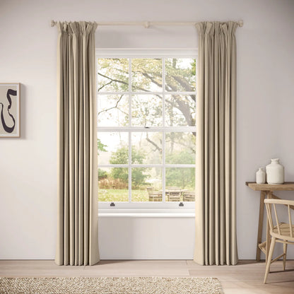 Veg Patch Curtains - Pure Linen - Biscotti