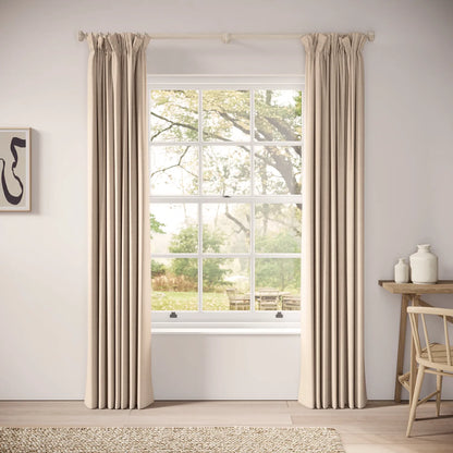 Veg Patch Curtains - Pure Linen - Conch