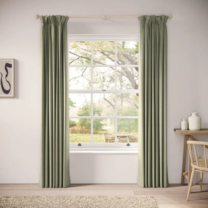 Veg Patch Curtains - Pure Linen - Herbal