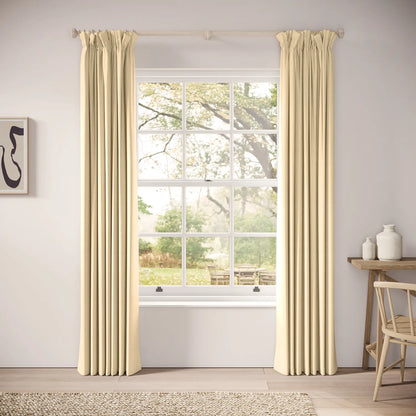 Veg Patch Curtains - Pure Linen - Overnight Oats