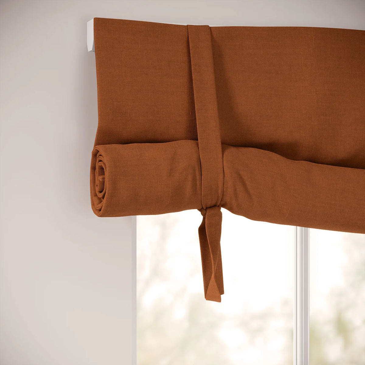 Agnetha Blind - Pure Linen - Rusty Bucket