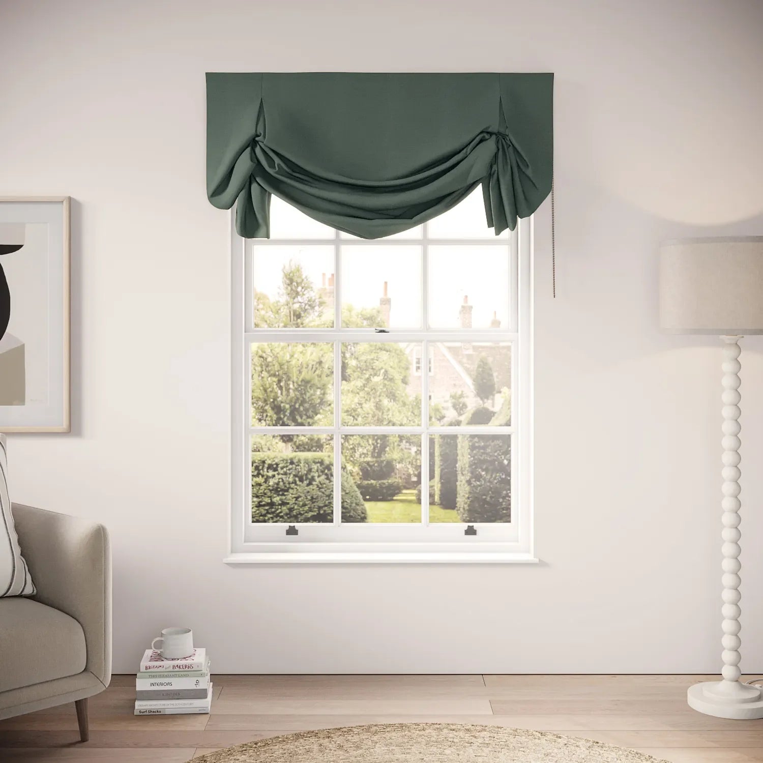 Big Smoke Blind - Pure Linen - Flotsam