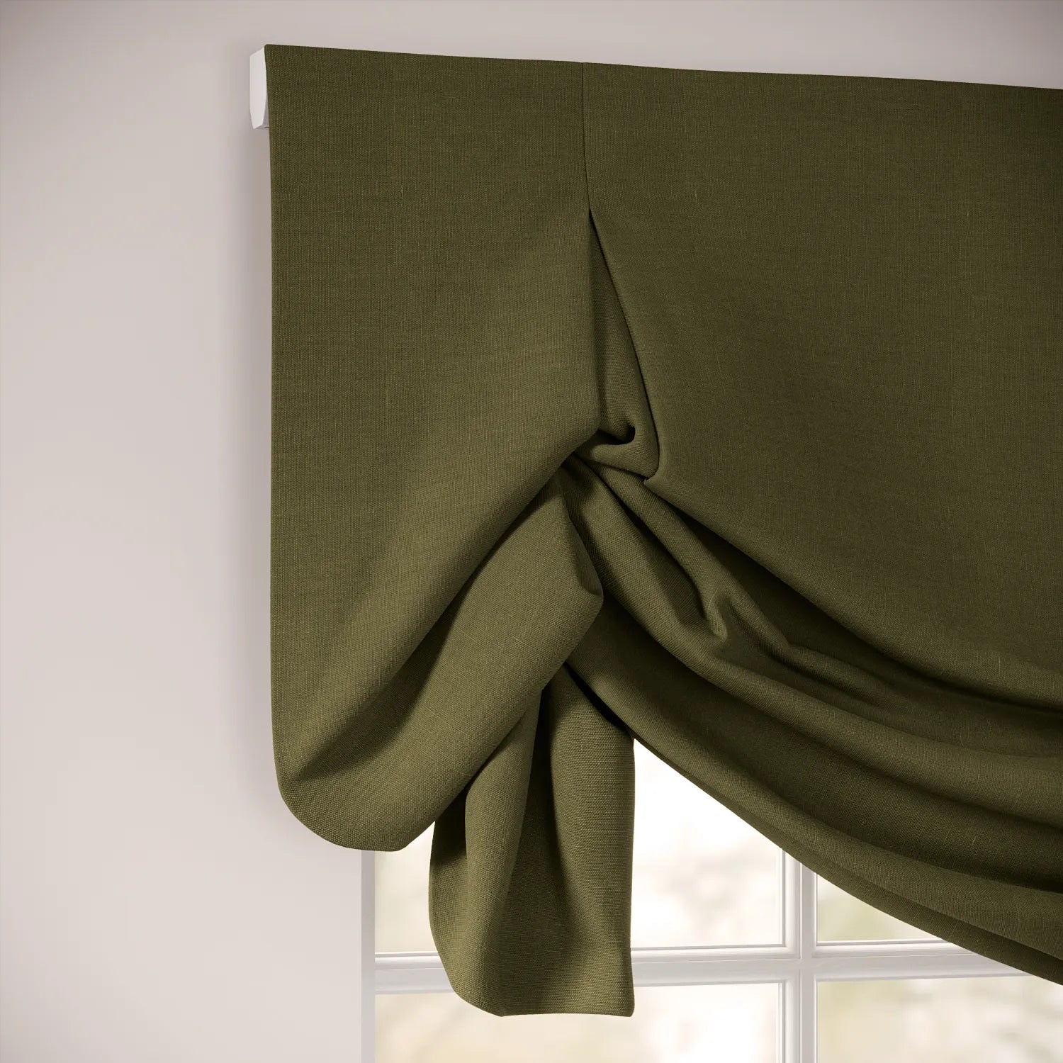 Big Smoke Blind - Pure Linen - Mossify