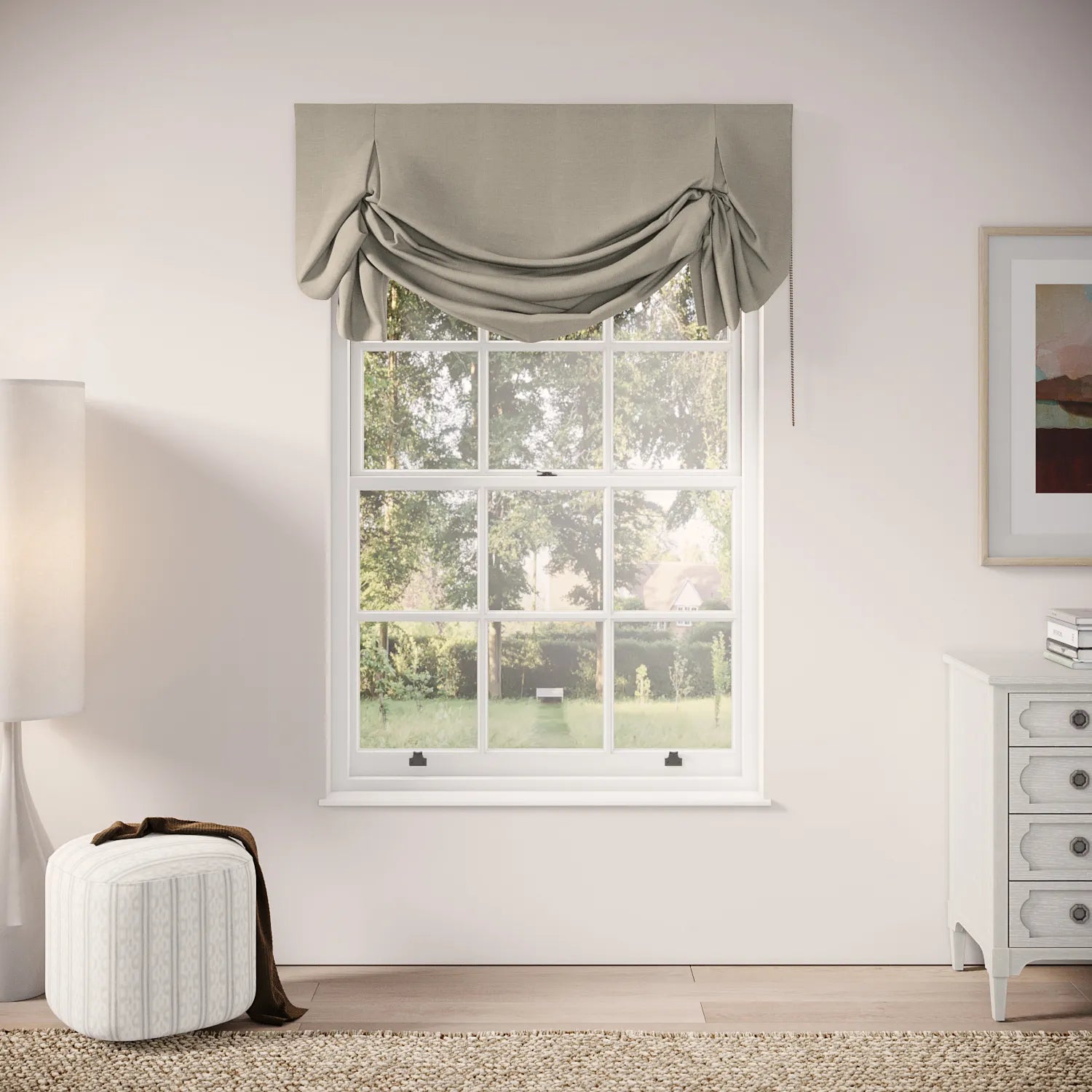 Big Smoke Blind - Pure Linen - Powis Castle