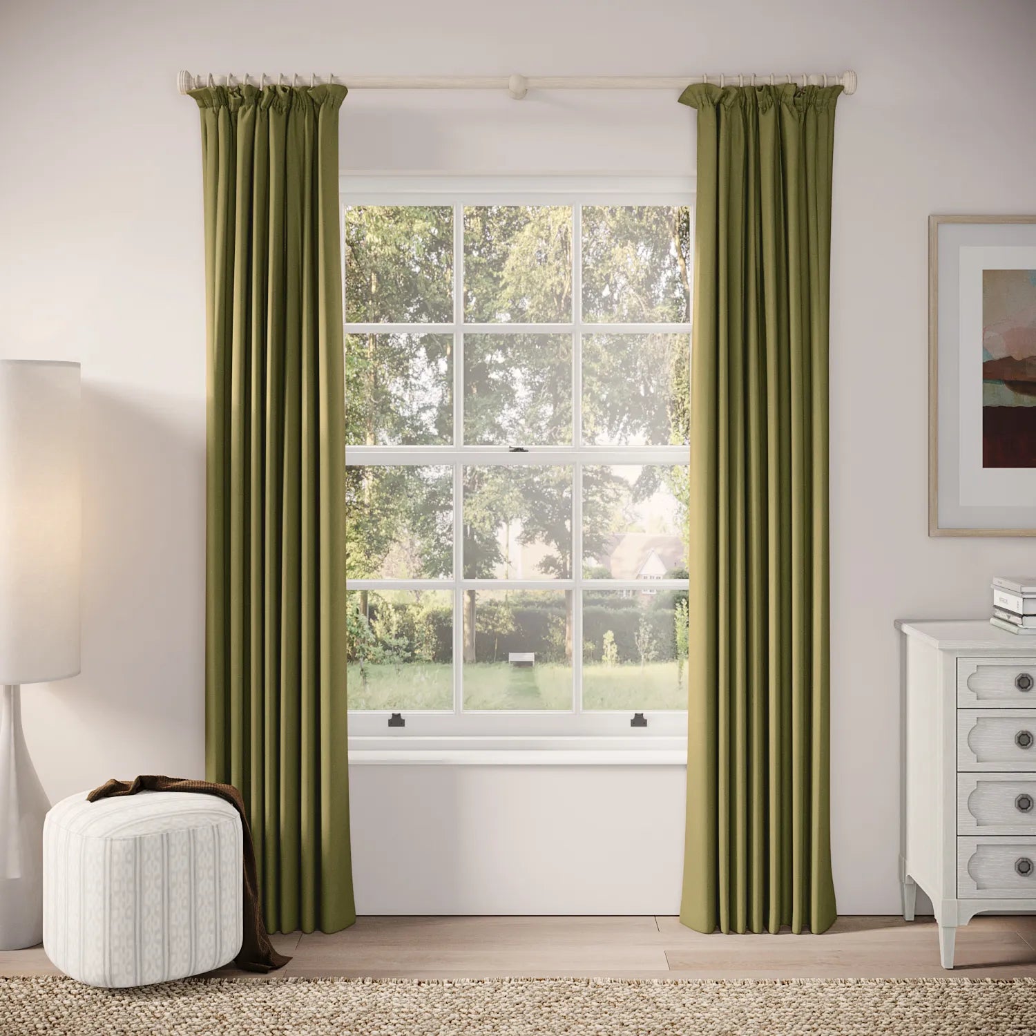 Cwtch Curtains - Brushed Cotton - Cricket