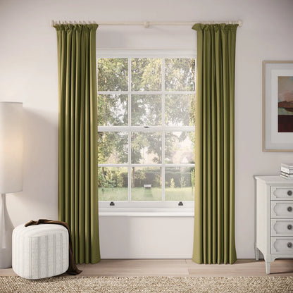 Cwtch Curtains - Brushed Cotton - Cricket