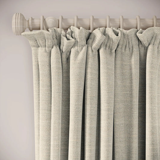 Cwtch Curtains - Eco Boucle - Pebblish