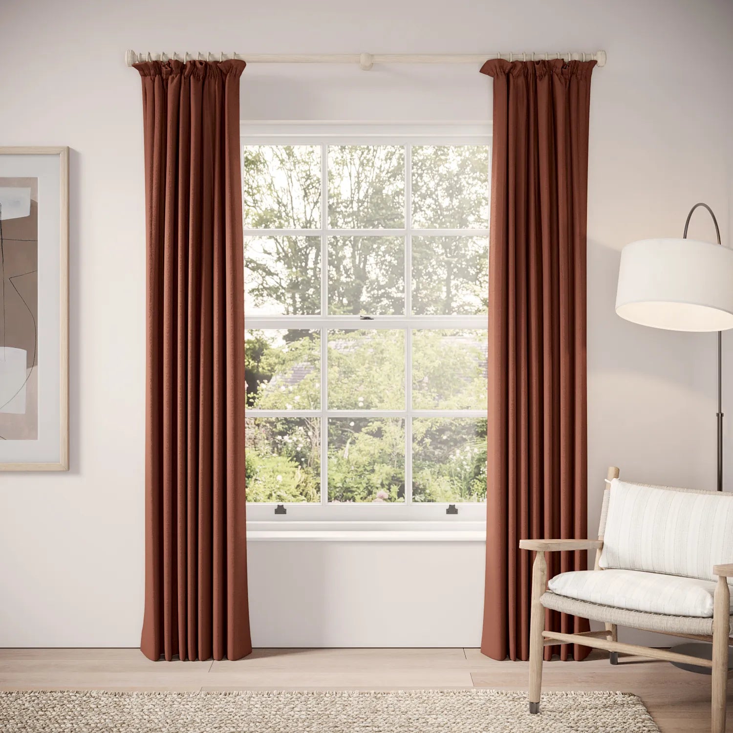 Cwtch Curtains - Eco Weave - Brimstone