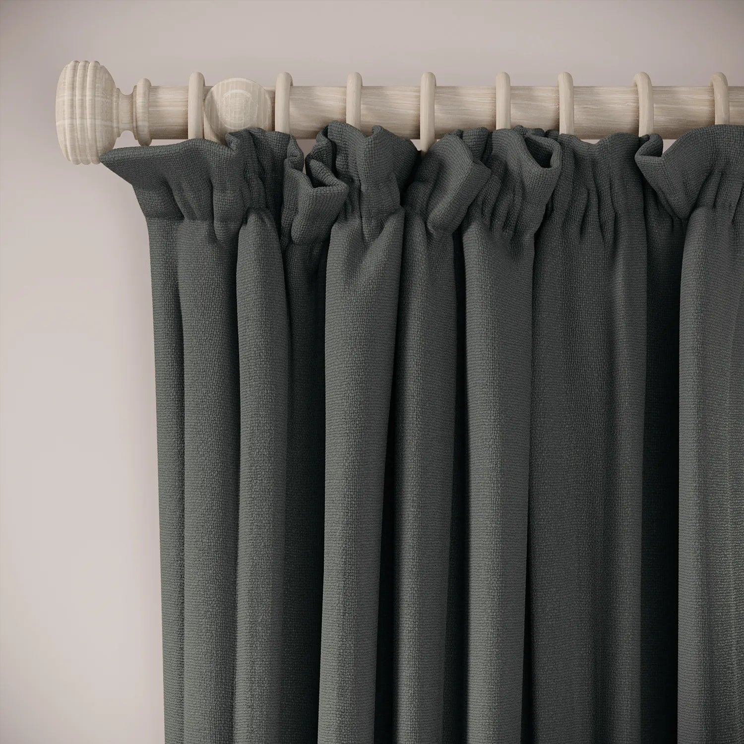 Cwtch Curtains - Eco Weave - Plunge
