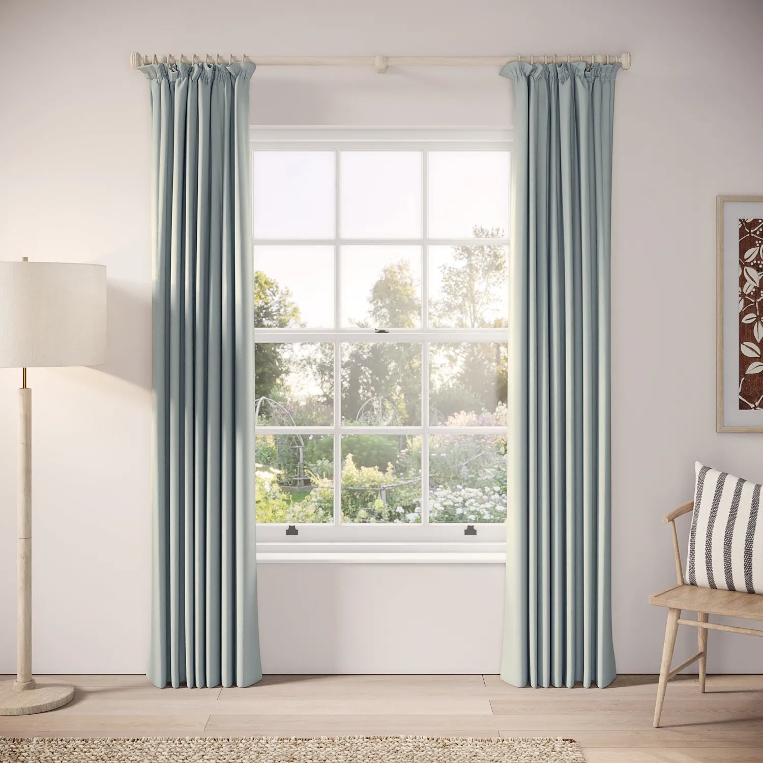 Cwtch Curtains - Linen Blend - Cirrus