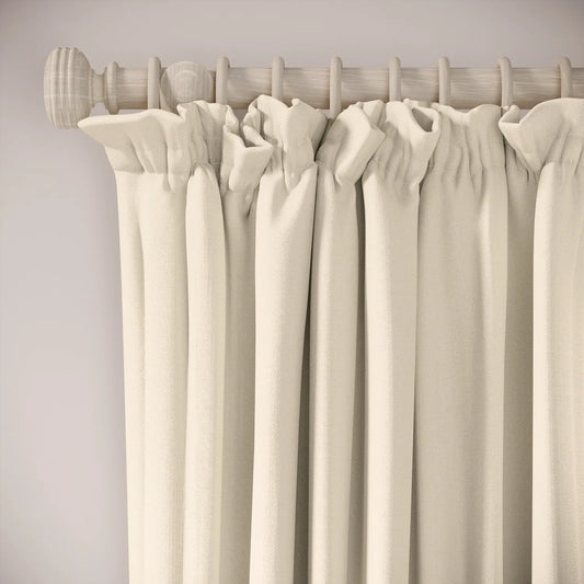 Cwtch Curtains - Linen Blend - Half Shell