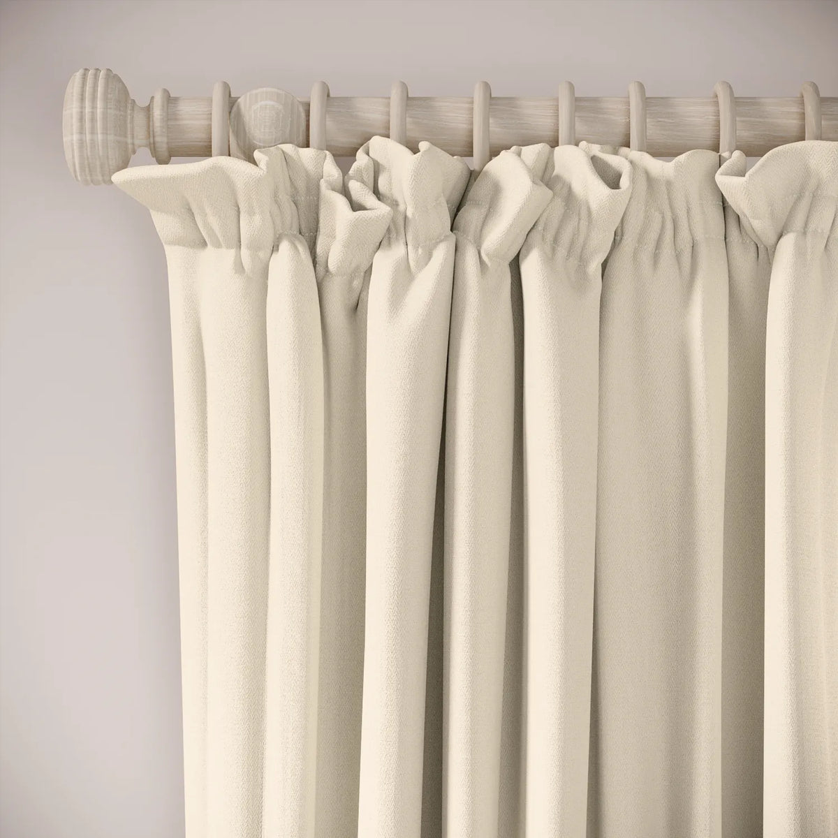 Cwtch Curtains - Linen Blend - Half Shell