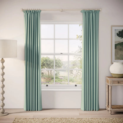 Cwtch Curtains - Linen Blend - Rockpool