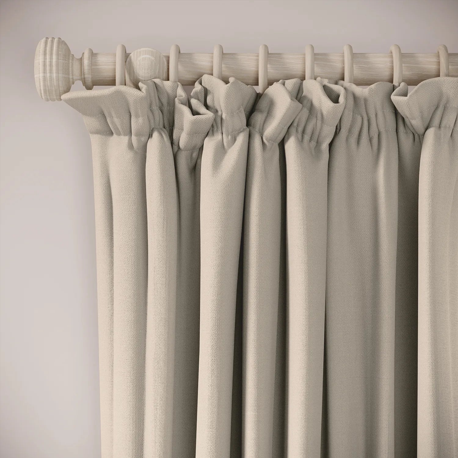 Cwtch Curtains - Linen Blend - Skimming